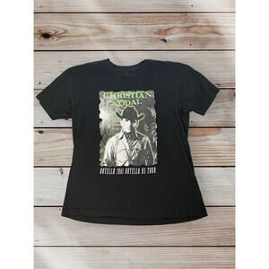 Christian Nodal Official Tour Concert Shirt Promo Mexican Banda music XL